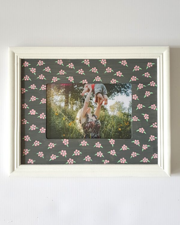 Fotolijst met dot painting 'Mother love'