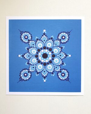 Wenskaart Mandala Evil Eye