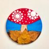 Magneet canvas met intentie 'Let go of the old'