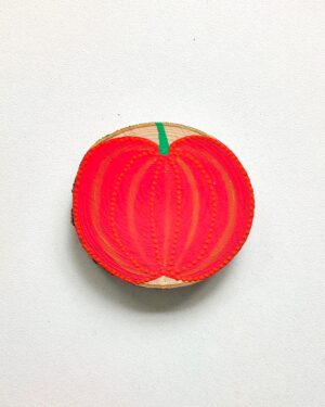 Magneet hout - Pompoen