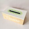 De Energie Buddha - Webshop -Tissuedoos met mandala dot painting Gerecyclede tissuedoos met mandala dot painting – frisse groene tinten